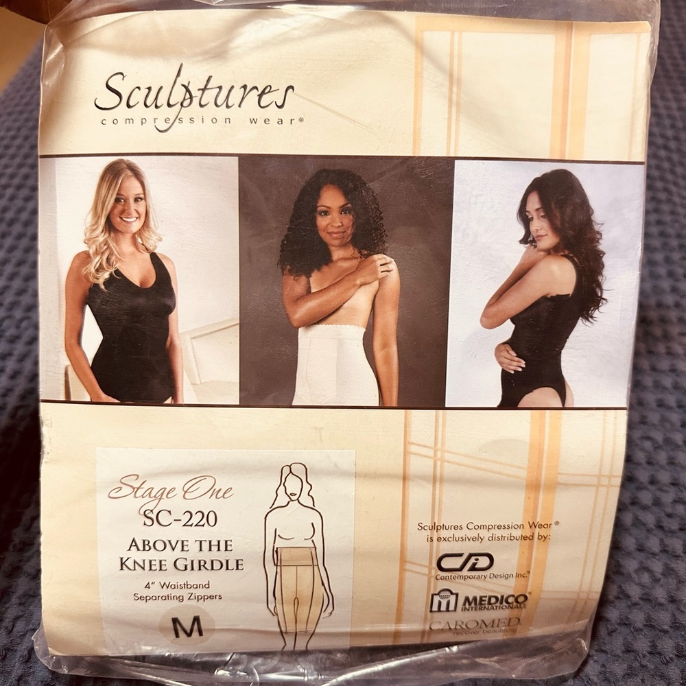 Compression Wear Above the Knee Girdle - Cream